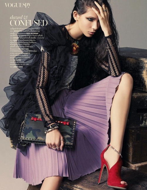 atropolis: Natalie Ducheine for Vogue Thailand: ‘Smells like Teen Spirit’ May 2013 by Na