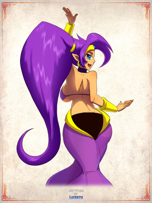 Porn photo ask-dream-fighters:  Shantae by Layerth 