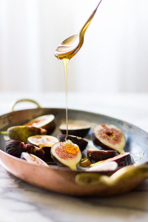 delta-breezes: Za’atar Broiled Figs w/Pecans & Goat Cheese Honey Ice Cream | The Bojon Gourmet on We Heart It. 