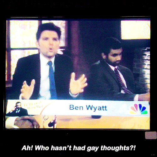 benjiwyatt:

BEN WYATT IN EVERY EPISODE: Season 3 Episode 5 “Media Blitz” 