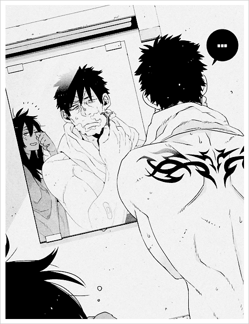 hotwaterandmilk: Nicolas & Alex scanned from the 5th GANGSTA. volume.