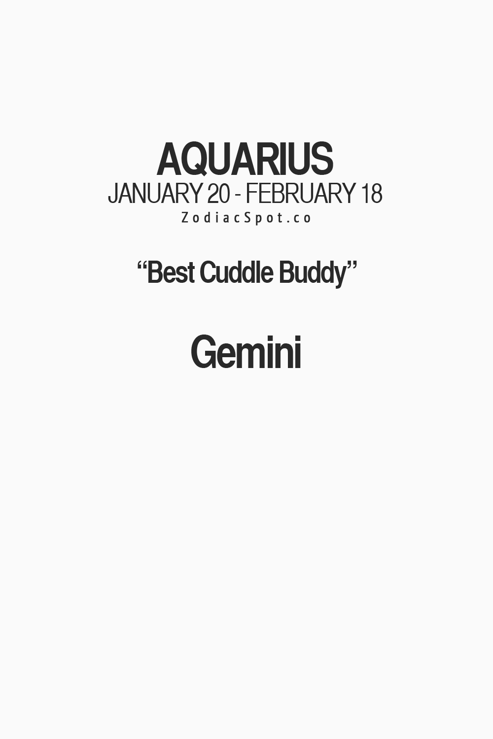 geminidualityisabitch:zodiacspot:  Which sign is your best cuddle buddy? Find out