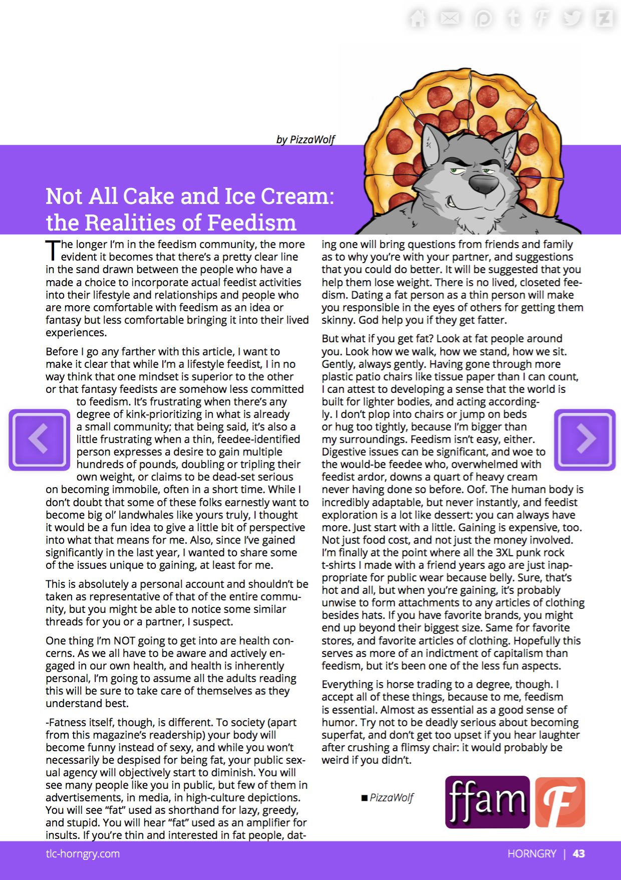 tenderlovingcares:  Not All Cake and Ice Cream: the Realities of Feedism Another