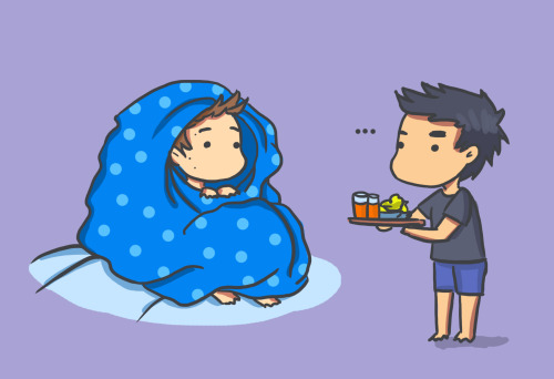 agartaart:  Morning cuddles! Society6  /  Sterek icons  