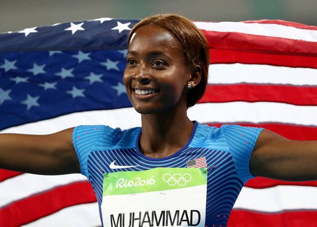 the-movemnt:  Dalilah Muhammad becomes the first US woman to win gold in 400m hurdles.Dalilah