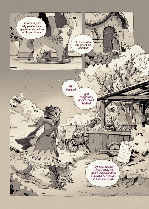 I Illustrated A Little Witchy Mini-comic By Vera Greentea!! If You Want To Read, The Crowdfunding Campaign