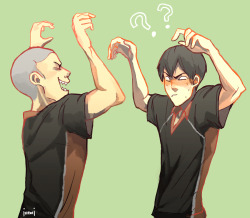 isaenri:   ‘kageyama, gimme a high-five!’ 