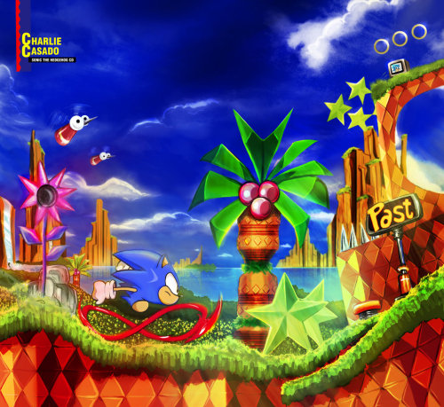 shutupfaker-archive-blog1:  Sonic CD by CharlieCasado 