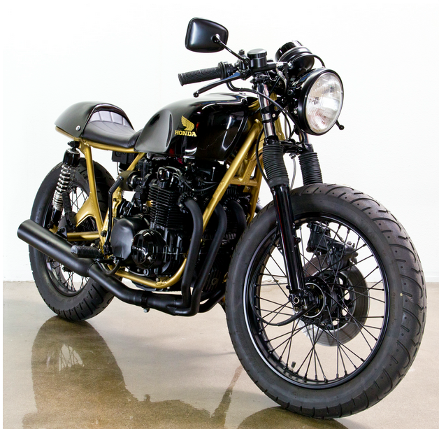 snowdontfall:  Snow Don’t Fall - Custom 1977 Honda CB550 by Lossa Engineering 
