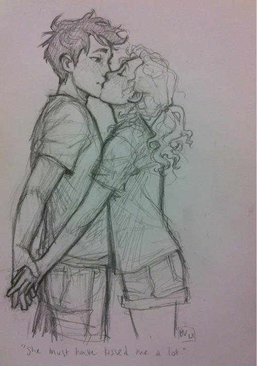 burdge:Also, he was reluctant to share his one clear memory: Annabeth’s face, her blonde hair and gr