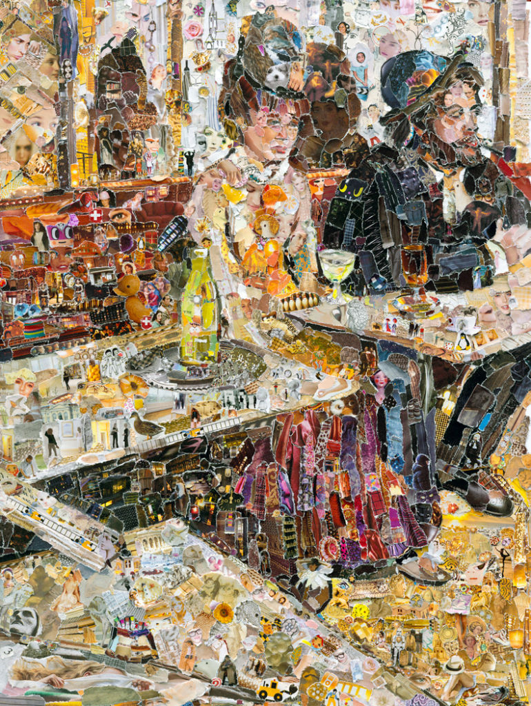 asylum-art:    ‘pictures of magazine’ 2” By Vik Muniz  vik muniz famous artworks