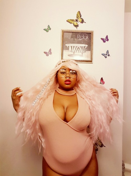 XXX afatblackfairy:  Angelic~ ☄💖😇   Bodysuit: photo