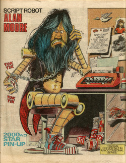 Pin-up from 2000AD Prog 322 (June 1983).