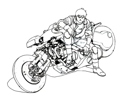 laseraw:  3lix13:  ….some exploratory sketches &amp; drawings for Otomo Katsuhiro’s