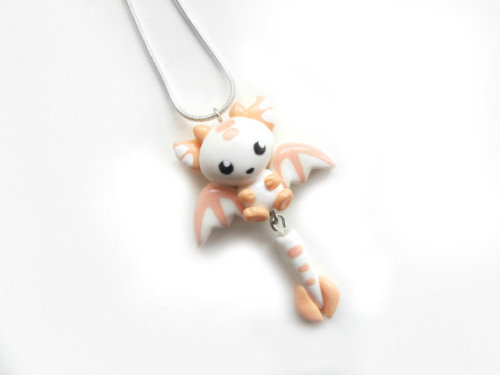 peach dragon pendant - $17.34 buy it here!