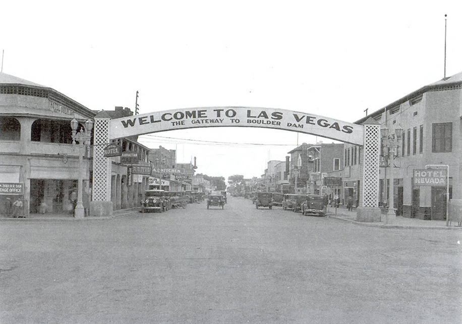 Vintage Las Vegas — The original Welcome to Las Vegas sign, 1929-1931