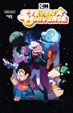 bismuth:  Preview for Steven Universe #25!While on a visit to Lars and the Off Colors, Steven and Connie get more than they bargained for when an escape from Emerald doesn’t go exactly as planned.