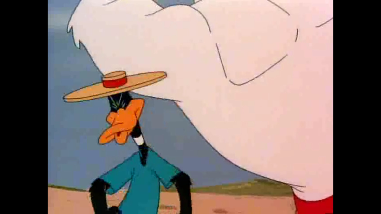the muscle bound duck looney tunes muscle tussle 