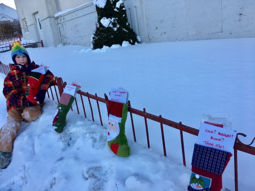 We asked around and found out the location for the Christmas afternoon popup warming station. It was