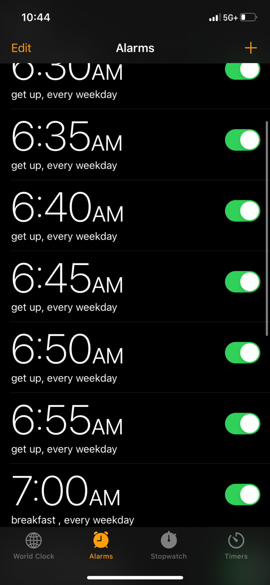 Can You Tell Im Amazing At Waking Up To My Alarms