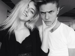 Luckybsmith:pyper America &Amp;Amp; Lucky Blue Smith