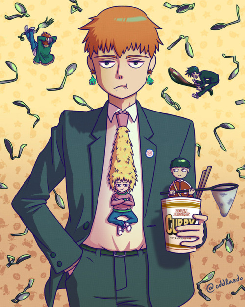 mob psycho is extremely good!!! season 2 when?? here’s a reigen with his sons while we’re all trappe