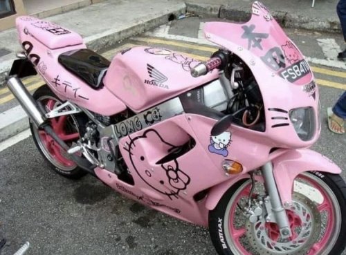 hello kitty motorcycle