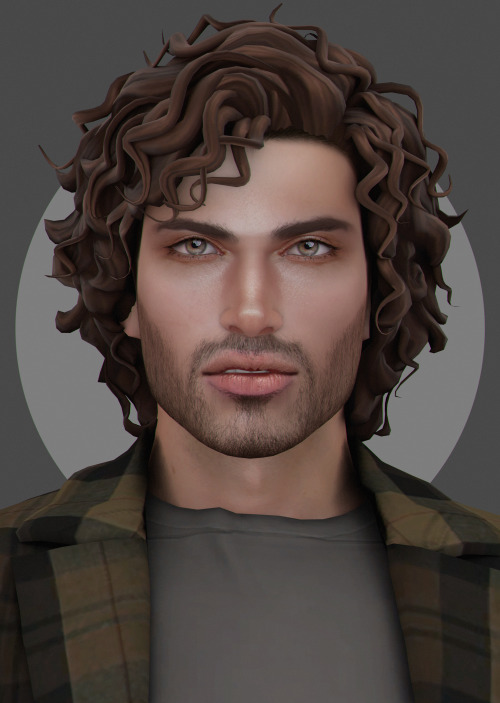  * Roland- base game compatible male facial hair, 27 EA swatches+extras, from YA to elder + Cas thum