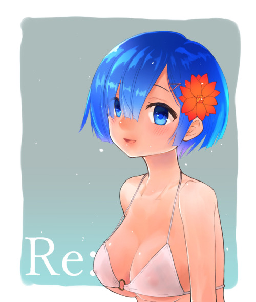 remgallery:  Sorry for break, today there will be 4 pictures :3  レム | おだま [pixiv]❈ Permission granted by artist ❈