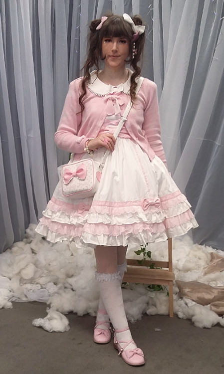 My coordinate for the lolita fashion show at Animaga today