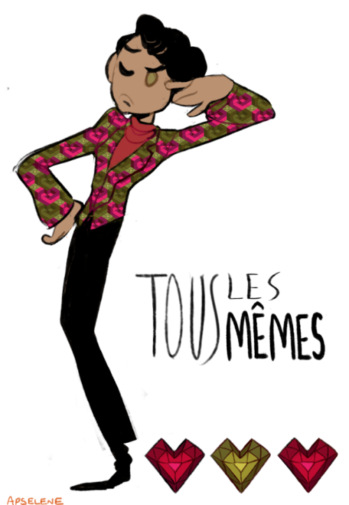 apselene:Illustrations I did for my favorite Stromae songs! ..as you can tell im a HUGE fan omg.. bu