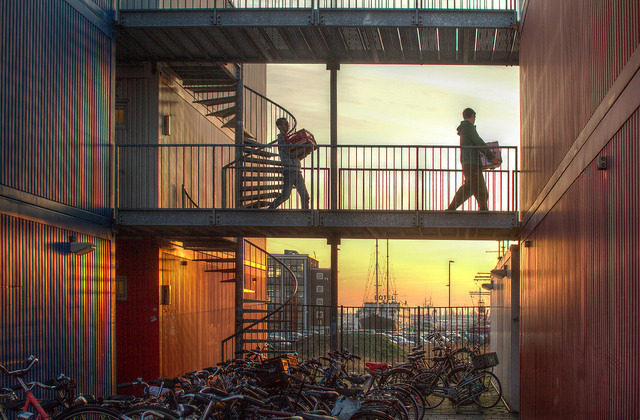 Moving (Amsterdam Noord) by milliped on Flickr.