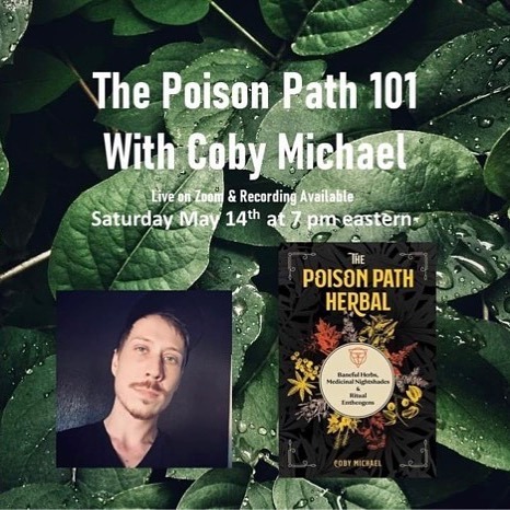 This weekend is the Poison Path 101 Class Live on Zoom. Sign up via link in bio. This course is inte