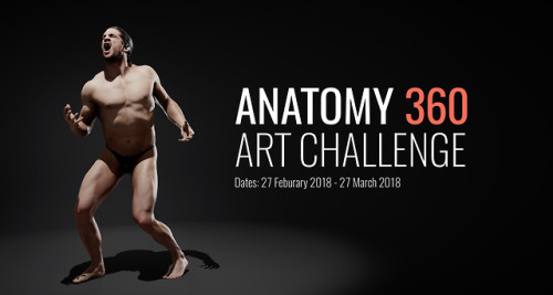 Anatomy 360 Art Challenge is live! https://tinyurl.com/ydhkz5pl