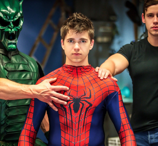 Porn grownupboywonder:  gaycomicgeek: http://gaycomicgeek.com/spider-man-a-gay-xxx-parody-its-coming-from-men-com-preview-fuck-yeah-nsfw/ photos