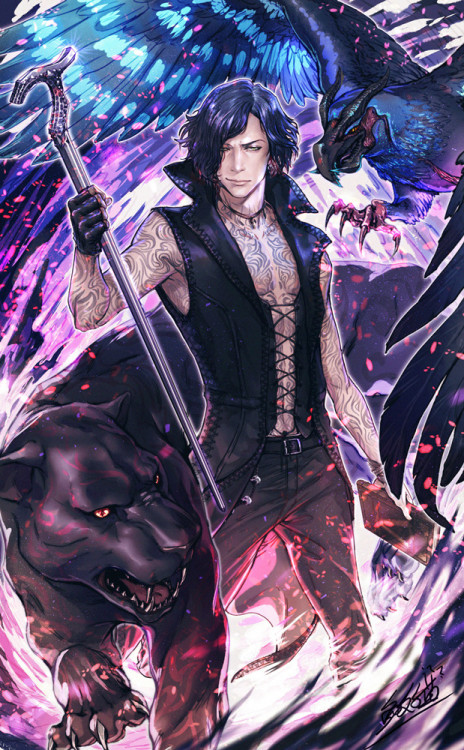 the-sharkcat: Demon Hunters  总算画完这个系列了