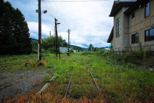 Furenai Station富内線振内駅,北海道,日本