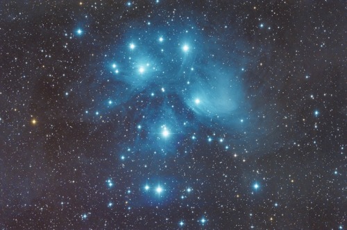 thenewenlightenmentage: The Pleiades Image Credit: Yanick Bouchard