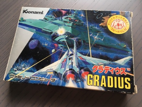 I got Gradius for Famicom with the box and instructions and I&rsquo;m so happy with it, it&rsquo;s a