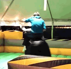 Apelicano:  Here’s Mark Spinning On A Mechanical Bull….Y’know, In Case You