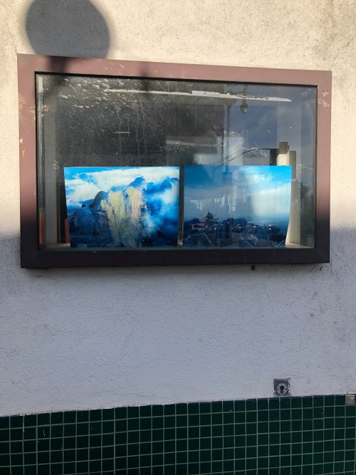LOS ANGELES, CA: window treatment.