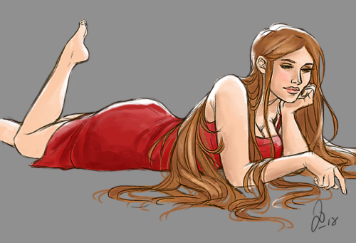 yumikoyuki: found an old do-it-again and decided to do it again. got really lazy with coloring so th