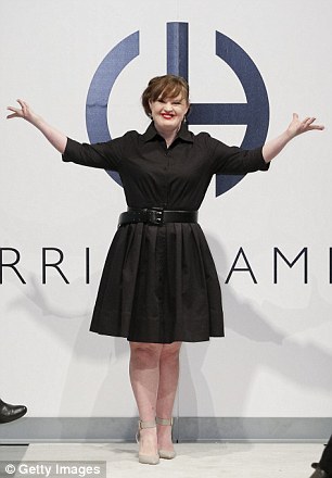 lloveislouder:AHS actress Jamie Brewer walked a catwalk in New York as part of the