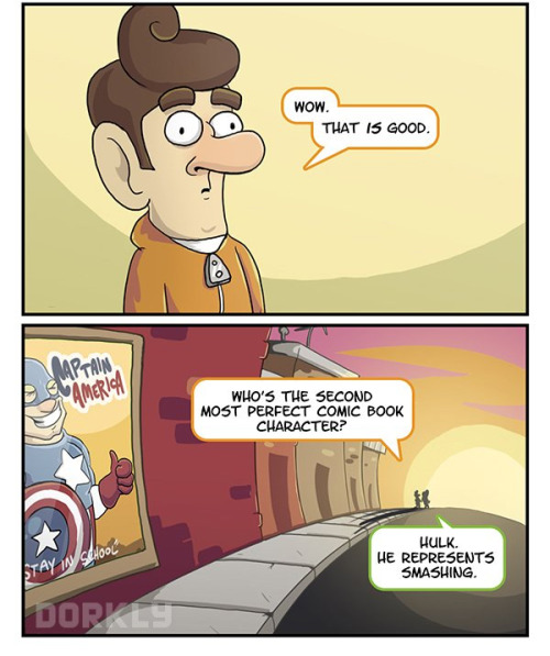 dorkly:  Why Captain America is Perfect 