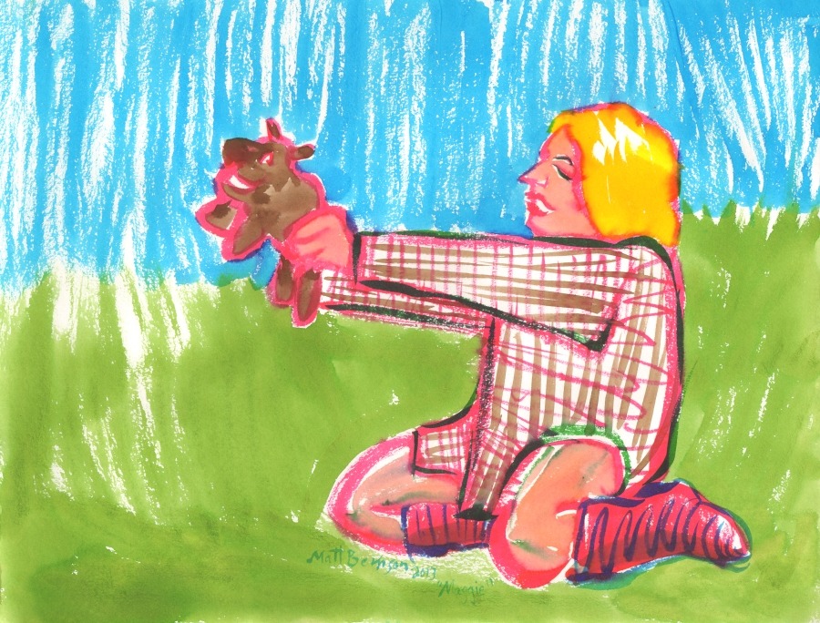 Ink and watercolor on paper, 11&quot;x14&quot;, Matt Bernson 2013 These are