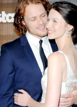 jackdonaghy:  Sam + Caitriona at the NY Premiere