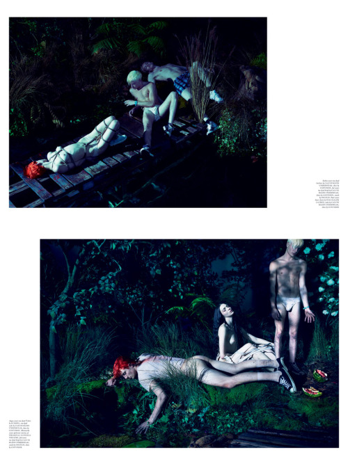 What Lies Beneath; Paul Boche, Mariacarla Boscono, Saskia De Brauw, Kristen McMenamy, Anais Pouliot,