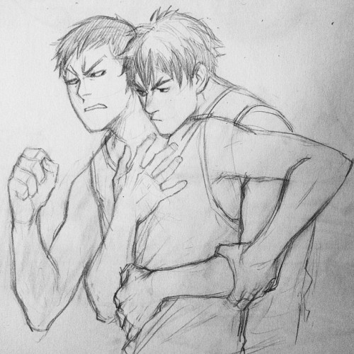 sdkay:  #art #aominedaiki #kagamitaiga #sketch