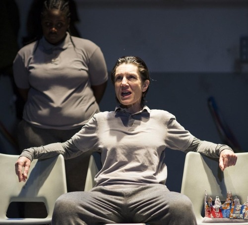 sangfroidwoolf: Harriet Walter as the title character in the Donmar’s all-female production of