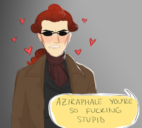 infinite-mirrors:while I wholeheartedly agree that Crowley and Aziraphale are both moron4moron, I co